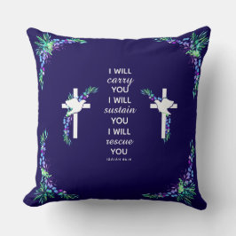 聖書十字架付きキリスト教装飾枕 クッション