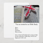 聖書学習 黙想 招待状 (正面/裏面)