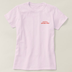 聖書引用文グラフィックTシャツ 彼を敬愛しよう Tシャツ