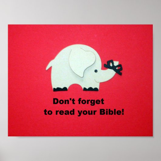 聖書忘れに読もうな ポスター (正面)