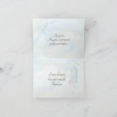 聖書感動的の句ルス1:8主が報いる サンキューカード (内部)