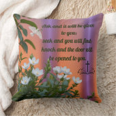 聖書感動的の聖句 クッション (ブランケット)