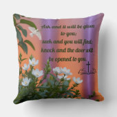 聖書感動的の聖句 クッション (裏面)