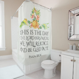 聖書感動的の聖句 シャワーカーテン