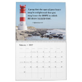 聖書感動的の詩と自然の写真 カレンダー (2月 2027)