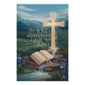 聖書感動的引用ポスター – Psalms ポスター (正面)