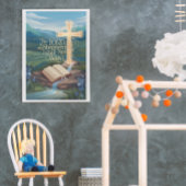 聖書感動的引用ポスター – Psalms ポスター