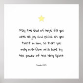 聖書感動的引用文聖なる書物、 経典賛美の信仰 ポスター (正面)