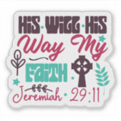 聖書感動的聖句のシール シール (正面)