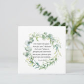 聖書感動的聖句エレミヤ29:11 (スタンド正面)