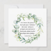 聖書感動的聖句エレミヤ29:11 (正面)