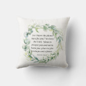 聖書感動的聖句エレミヤ29:11 クッション (裏面)