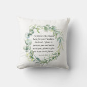 聖書感動的聖句エレミヤ29:11 クッション (正面)