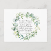 聖書感動的聖句エレミヤ29:11 ポストカード (正面)