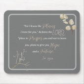 聖書感動的聖句エレミヤ29:11 マウスパッド (正面)