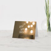 聖書感動的聖句キリスト教引用文 カード (正面)