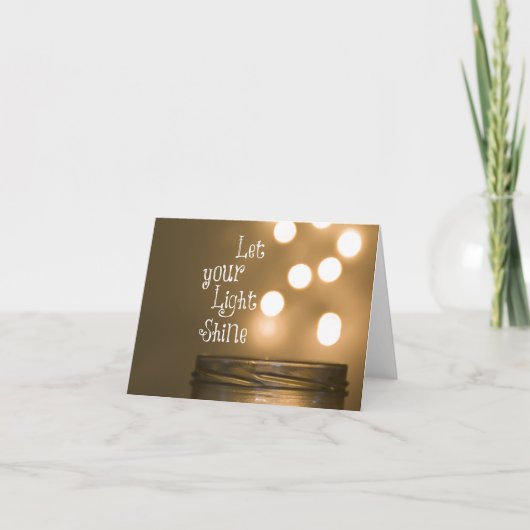 聖書感動的聖句キリスト教引用文 カード (正面)