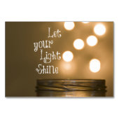 聖書感動的聖句キリスト教引用文 テーブルナンバー (裏面)