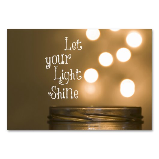 聖書感動的聖句キリスト教引用文 テーブルナンバー (正面)