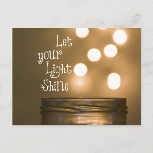 聖書感動的聖句キリスト教引用文 ポストカード (正面)