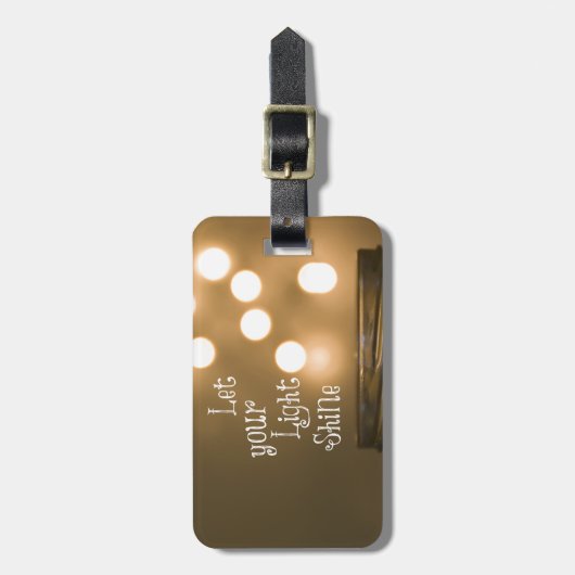 聖書感動的聖句キリスト教引用文 ラゲッジタグ (正面縦)