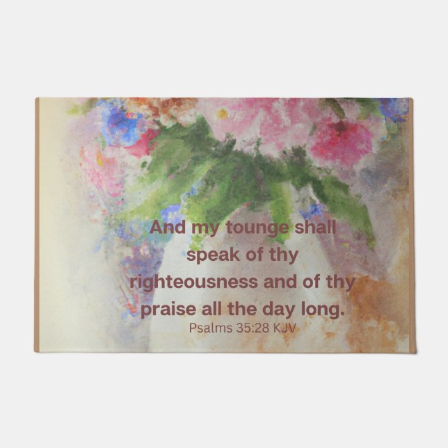 聖書救済を心地よい ドアマット (正面)