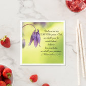 聖書文字2歴代誌20:20 スタンダードカクテルナプキン (インサイチュ)