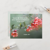 聖書日本の引用の装飾品 カード (正面/裏面インサイチュ)