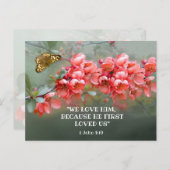 聖書日本の引用の装飾品 ポストカード (正面/裏面)