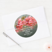 聖書日本の引用付き装飾用マリン ラウンドシール (封筒)