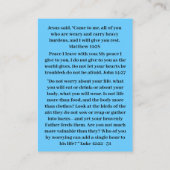 聖書気にの引用文 名刺 (裏面)