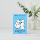 聖書気にの引用文 名刺 (スタンド正面)