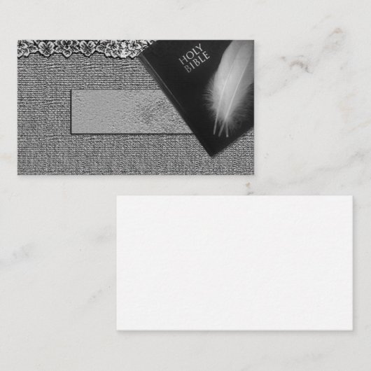 聖書牧師Church Pastor名刺 名刺 (正面/裏面)