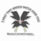 聖書的に正確な天使 シール (正面)