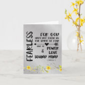 聖書祈の聖句を使って カード (黄色い花)