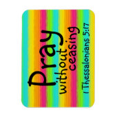 聖書祈の聖句を絶ち間なく マグネット (縦)