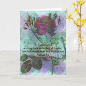 聖書空白のの聖句とグリーティングカード カード (黄色い花)