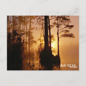 聖書箇所 ヨブ記33:14 神は語る ポストカード (裏面)