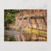 聖書箇所 箴言4:23 心を守れ ポストカード (裏面)