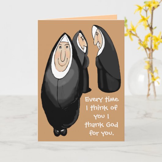 聖書考えの詩を読む度に カード (黄色い花)