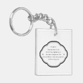 聖書聖なる書物、 経典詩篇4-1キリスト教 キーホルダー (正面左)