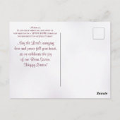 聖書聖句さくらんぼ花イースター ポストカード (裏面)