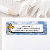 聖書聖句と雲 ラベル (インサイチュ)