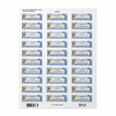 聖書聖句と雲 ラベル (フルシート)