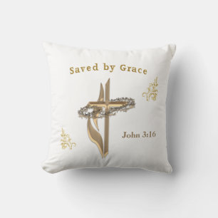 聖書聖句救by Grace クッション