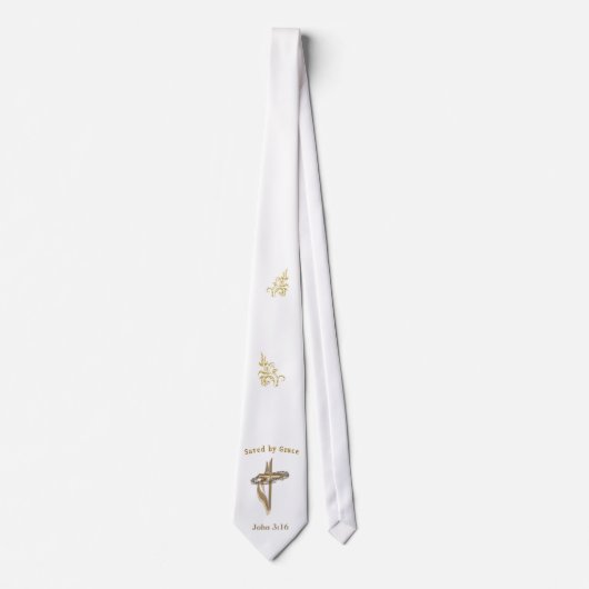 聖書聖句救by Grace ネクタイ (正面)