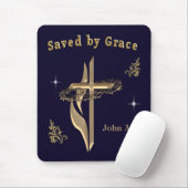 聖書聖句救by Grace マウスパッド (マウス)