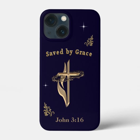 聖書聖句救by Grace Case-Mate iPhoneケース (裏面)