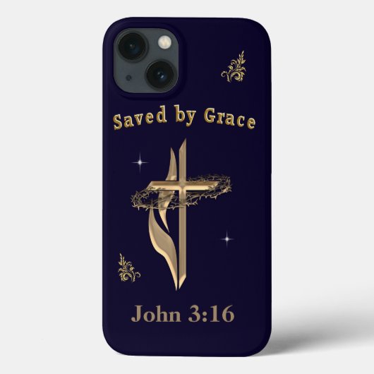 聖書聖句救by Grace Case-Mate iPhoneケース (裏面)