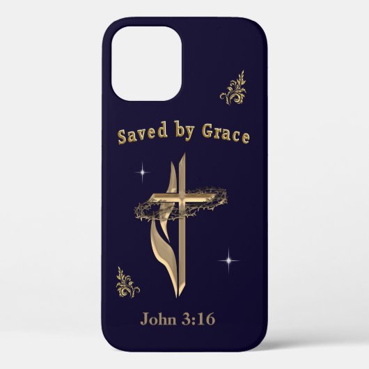 聖書聖句救by Grace Case-Mate iPhoneケース (裏面)